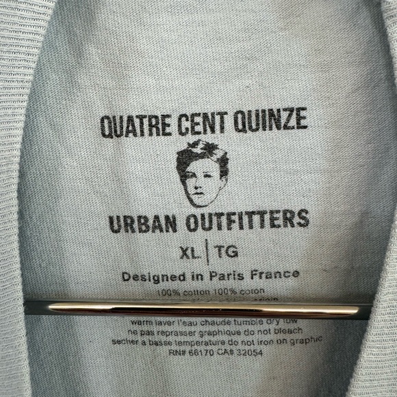 Light Blue Deja Vu Quatre Cent Quinze Urban Outfitters Long Sleeve XL T-Shirt - Picture 4 of 6